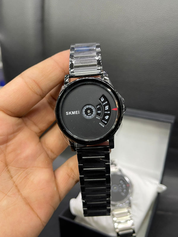 SKMEI Black Vision Disc Watch