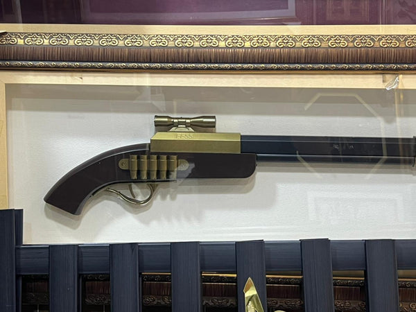 Golden Heritage Rifle Art Piece