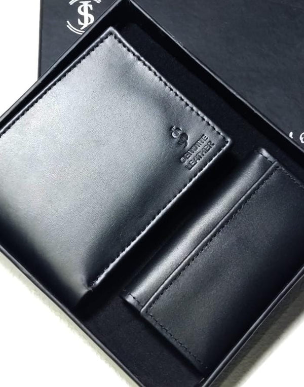 Classic Black Leather Wallet